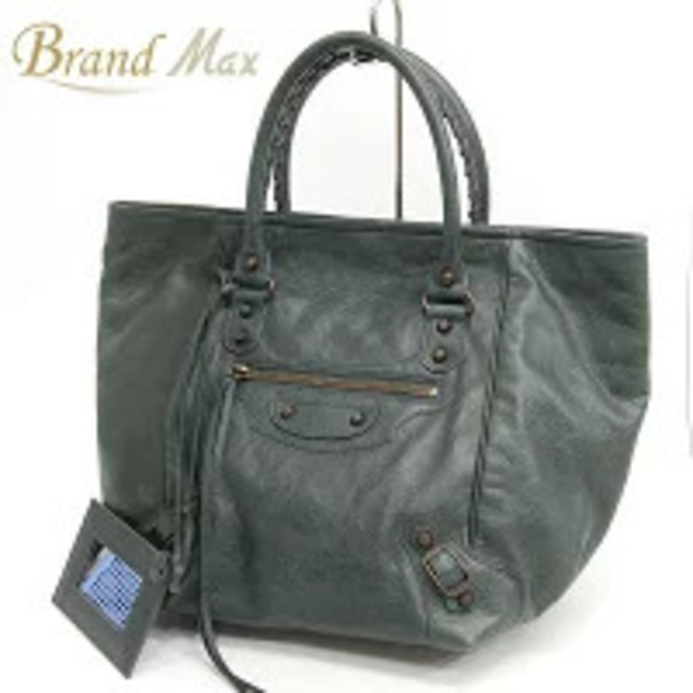 Balenciaga Editors Bag The Sunday Tote Lambskin Gray